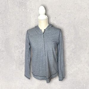 Eddie Bauer | EUC Hooded Henley Tee size M